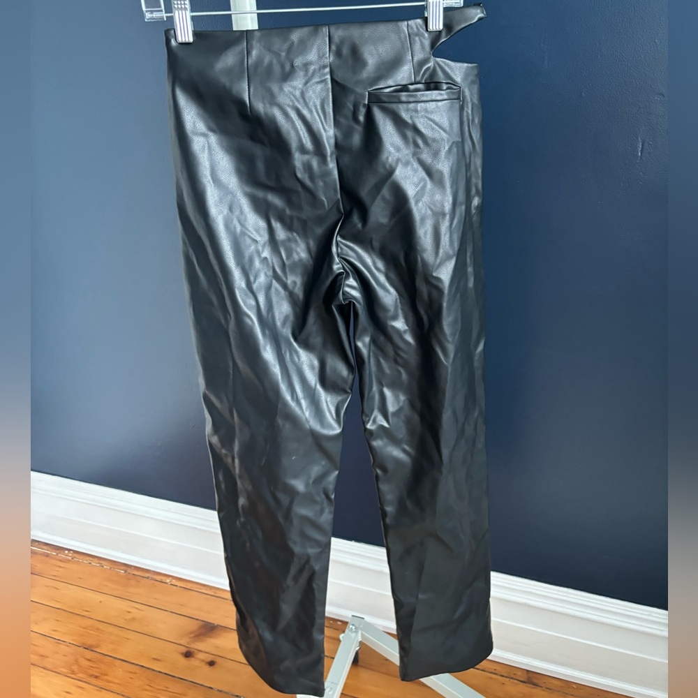 Revolve Sample Vegan Leather Pants - image 4